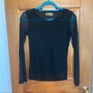 LF Stores Katsumi Sheer Long Sleeve Top